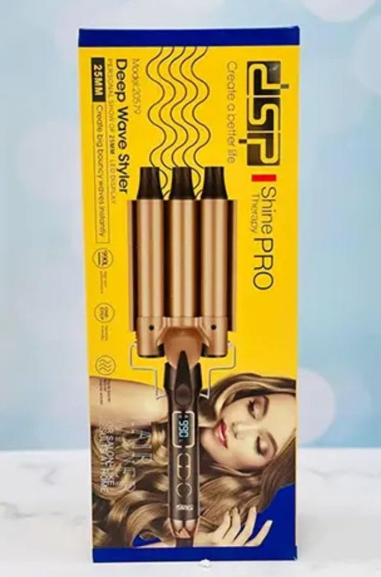 فر مو سه شاخه DSP مدل Deep Wave Styler | ویو ساز حرفهای مو
